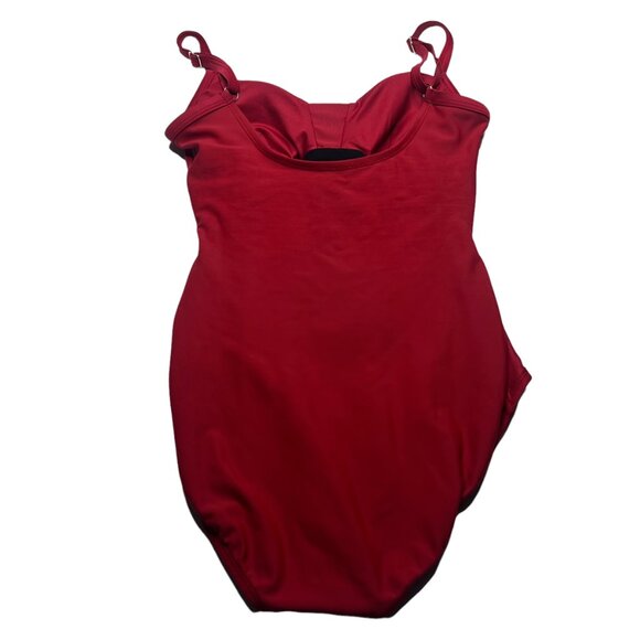 Jantzen Swimsuit Tummy Slimming One Piece Size 8 Blue Red bundle lot set of 2 - Picture 14 of 15